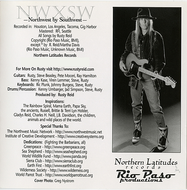 NWXSW - album by Rusty Reid